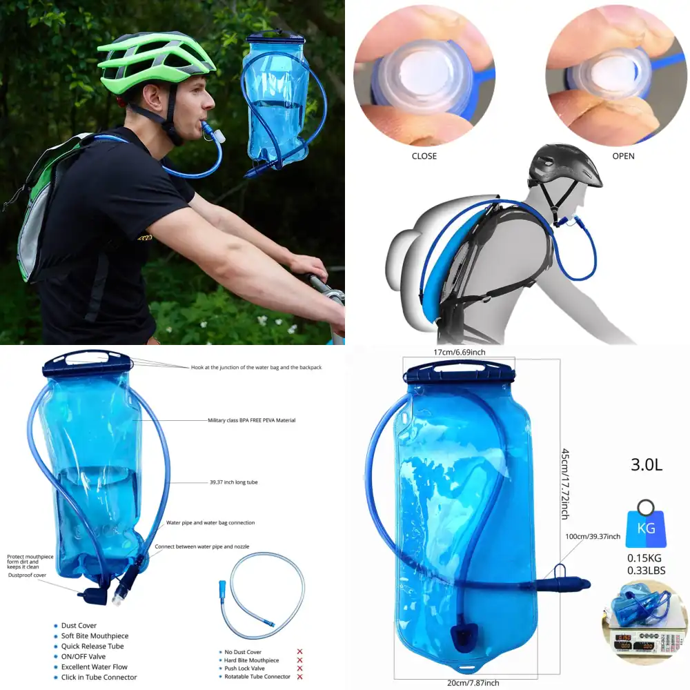 Hydration Pack Outdoor - WAP01 حقيبة ماء رياضية محمولة للتخزين،