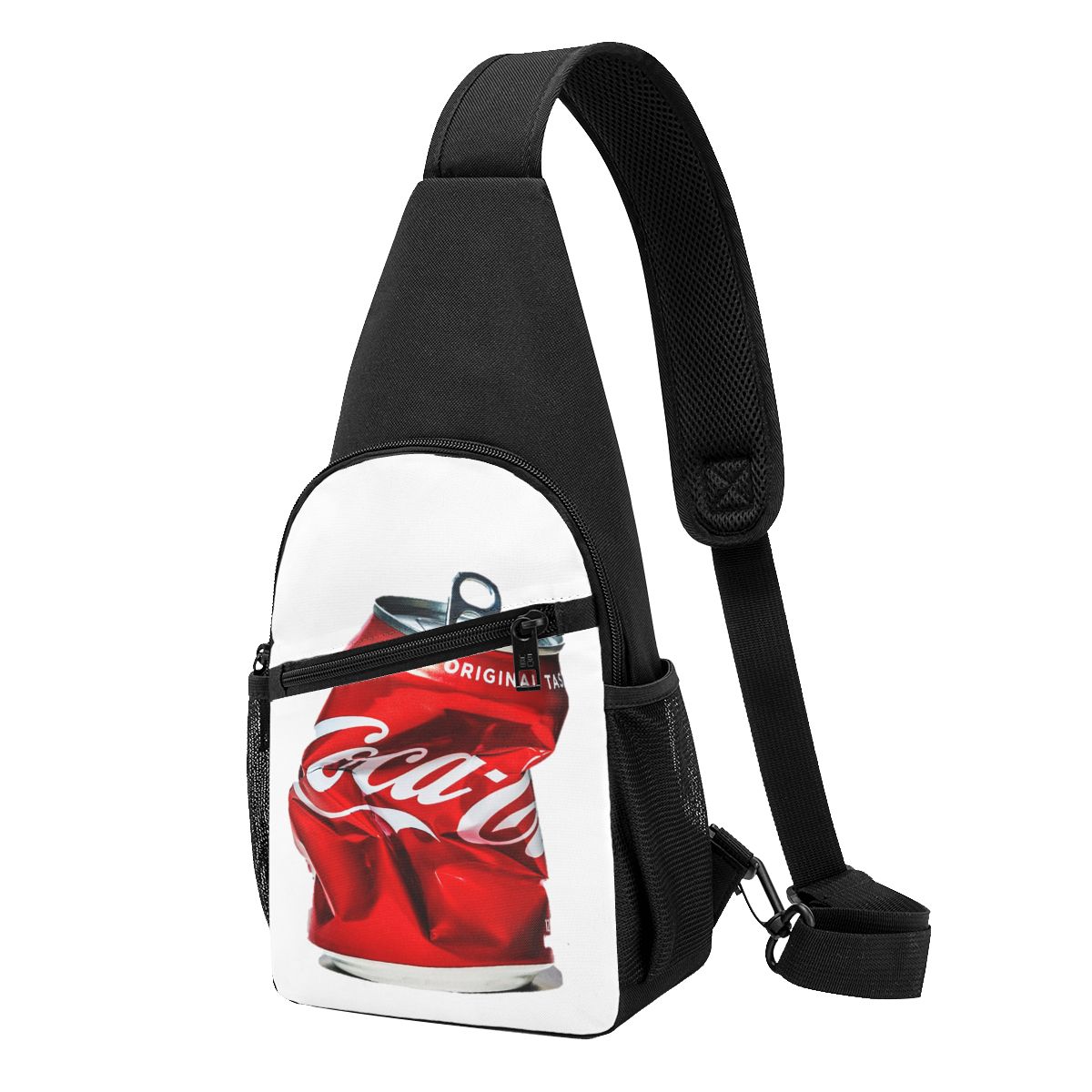 Sling Backpack Shoulder - حقيبة صدرية من كوكا كولا للرجال،