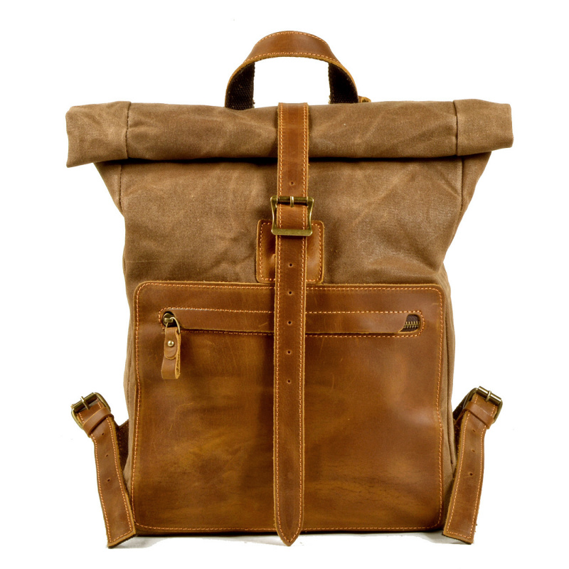 Canvas Backpack Casual - حقيبة ظهر جديدة بسيطة وعصرية من