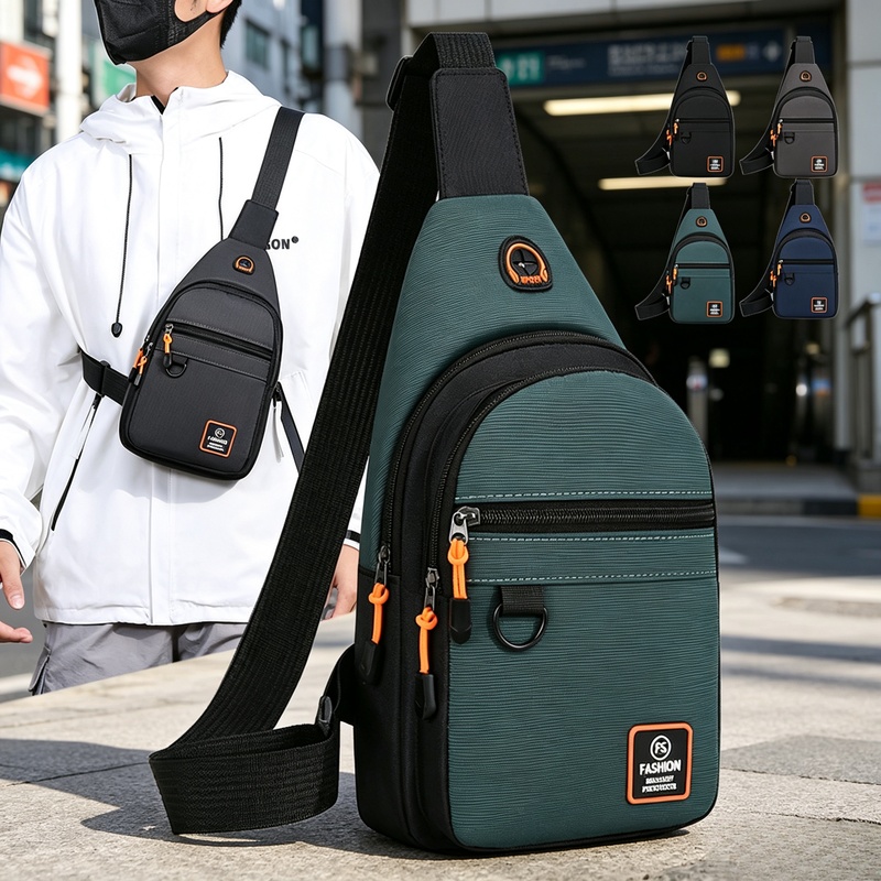 Hiking Backpack Waterproof - حقيبة صدر رياضية مقاومة للماء للرجال،