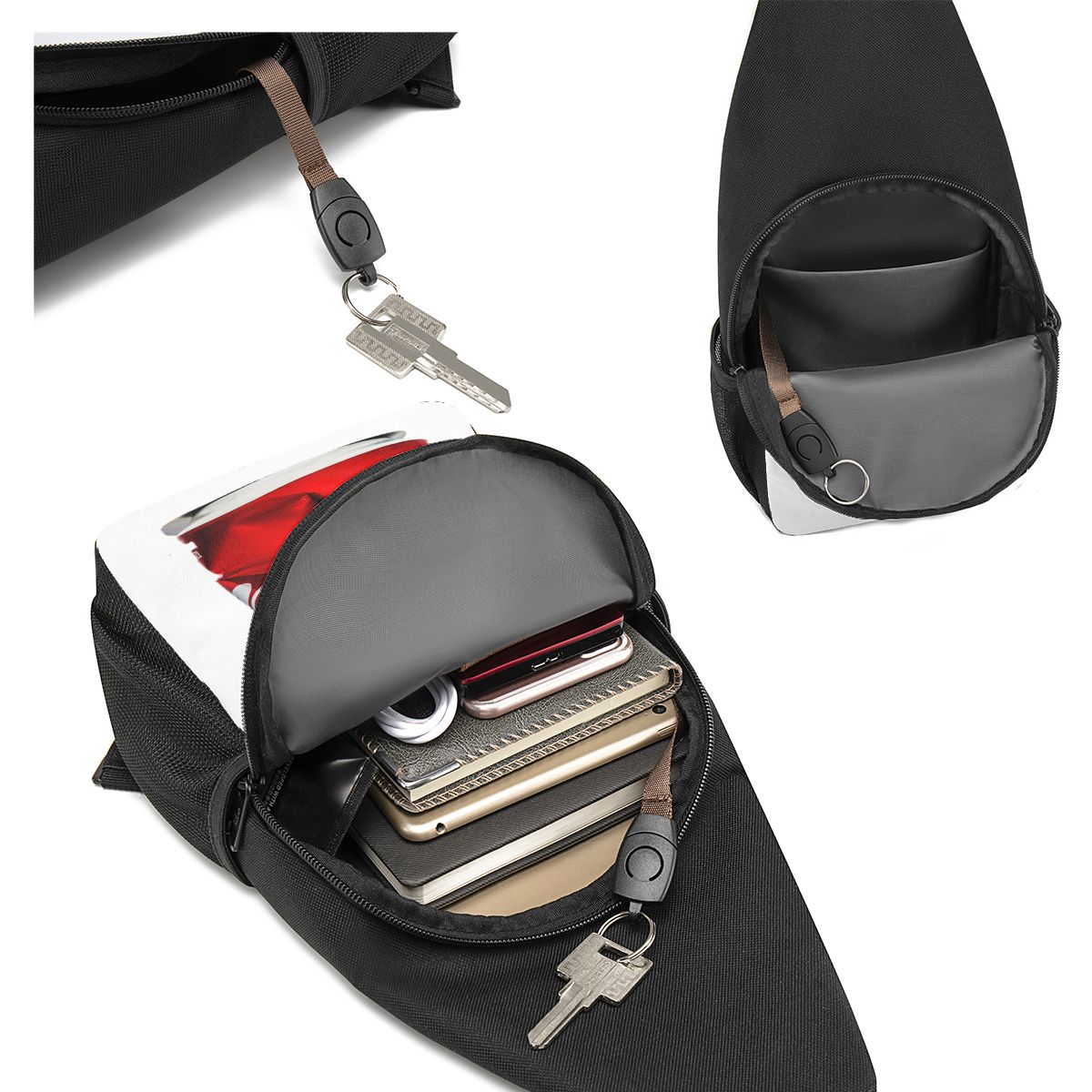 حقيبة صدرية من كوكا كولا للرجا - مراجعة Sling Backpack Shoulder وسعره